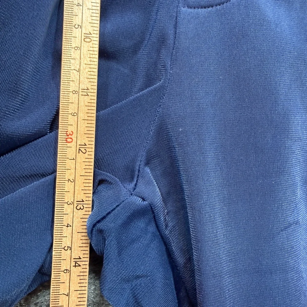 Adidas Tricot Pants Men‎ 2XL Blue Ankle Zip Athletic Tapered Sweatpants NEW